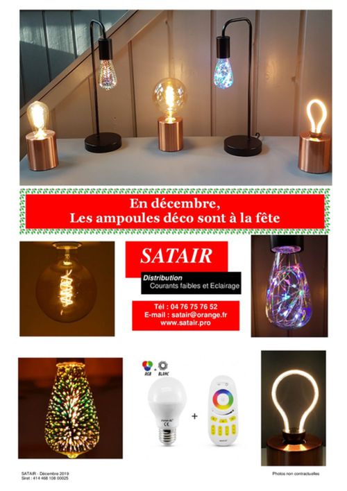 Ampoules d&eacute;coration
