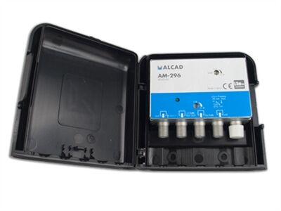 PREAMPLIFICATEUR 2 ENTREES UHF, DAB-FM 32dB Cx 21-48 LTE - 2 SORTIES - AM296