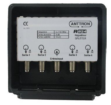 REPARTITEUR EXTERIEUR 5-2150MHZ 2 SORTIES - ETANCHE R822