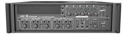 AMPLIFICATEUR MELANGEUR 5 ZONES 480W LIGNE 100V - 19" 3U - ACBAM480