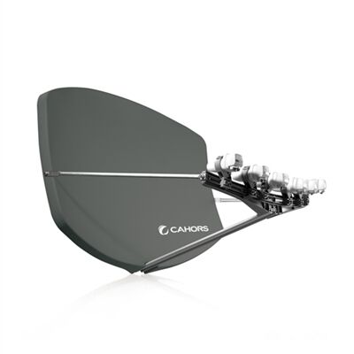 ANTENNE SATELLITE BIG BISAT GRISE 4 SUPPORTS LNB - 0140956