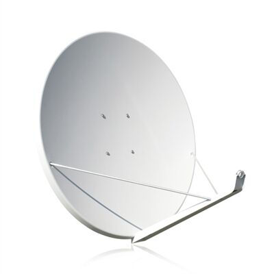 *ANTENNE SATELLITE 150CM FIBRE MS BLANC SANS LNB - 0141303