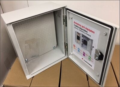 COFFRET MINIPOL MN321 PORTE PLEINE H300xL250 x P140 IP66 - 06PF320001-CED