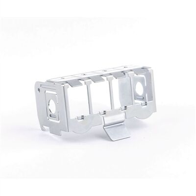 SUPPORT METAL TC350 4 EMBASES RJ45 - RAIL DIN - 0980455R13