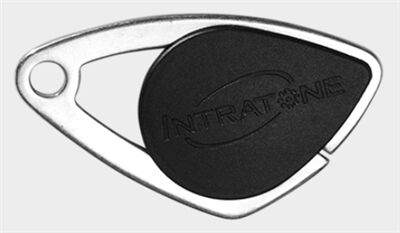 BADGE ELECTRONIQUE MIFARE INOX COULEUR NOIRE - 08-0101