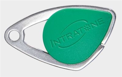 BADGE ELECTRONIQUE MIFARE INOX COULEUR VERT - 08-0106