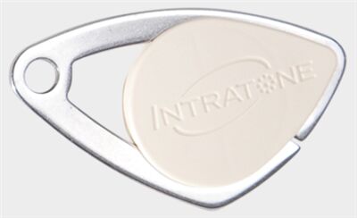 BADGE ELECTRONIQUE MIFARE INOX COULEUR IVOIRE - 08-0110