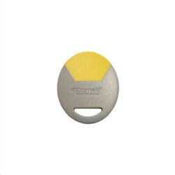 CLE RESIDANT MIFARE GRIS/JAUNE - CLE/GJ