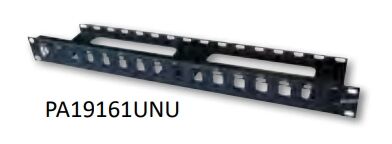 PANNEAU NU POUR RJ45 KEYSTONE 1U 24 PORTS AVEC INSERTS - PA19241UNU