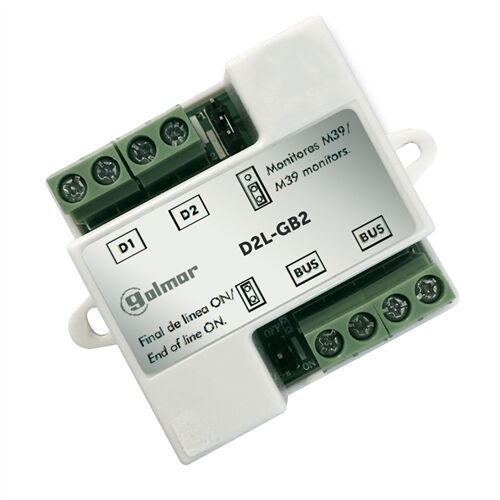 REPARTITEUR 2 SORTIES POSTE/COLONNE - GD2LGB2