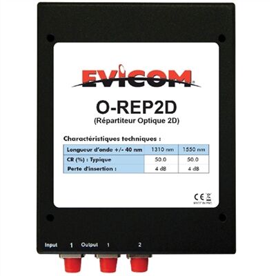 REPARTITEUR OPTIQUE 2 DIRECTIONS - O-REP2D