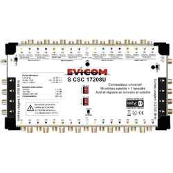 COMMUTATEUR UNIVERSEL CASCADABLE /TERMINAL 17 IN 8 OUT - SCSC17208U