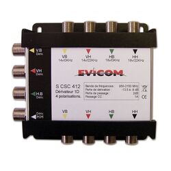 DERIVATEUR 4 SORTIES CASCADABLE 1S : -2DB  1S : -13/15DB - SCSC412