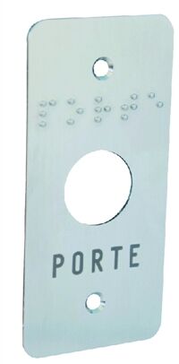 FACADE INOX GRAVEE NH PORTE 85X40 - TFAC03/B