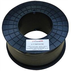 CABLE COAXIAL NOIR - 17DB - 100M ( CLASSE A + ) - V17PATCA/100