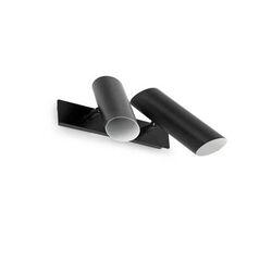 APPLIQUE LINK 2 x GU10 11W IP20 ACIER NOIR - 29876