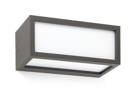 APPLIQUE TEJO 1 x E27 MAX 15W LED IP54 CLASSE I GRIS FONCE - 70573