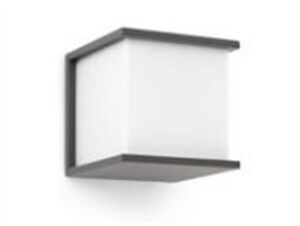 APPLIQUE KUBICK 1XE27 IP44 CLASSE I GRIS ANTHRACITE / BLANC - 70689