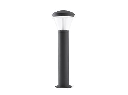 BORNE LED SHELBY 10W 3000K 600LM IP65 CLASSE I GRIS FONCE - 75538