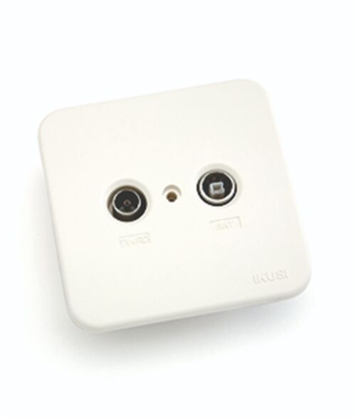 *PRISE TERMINALE TV+RD - SAT. Passage CC. Avec plastron. 4,5 - 5,5 dB ARTU900