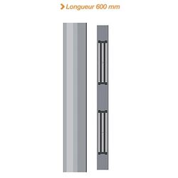 BANDEAU VENTOUSE ELECTROMAGNETIQUE 600 MM AS 2 x 600 lbs 12/24V DC - EMDH600C