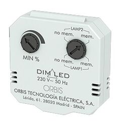 VARIATEUR DE LUMINOSIT&Eacute; SUR BOUTON POUSSOIR 230V DIMLED - OB200009