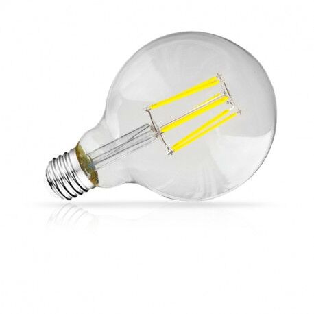 AMPOULE LED E27 GLOBE FILAMENT G95 8W 2700K 1020LM FINITION CLAIRE - 7147
