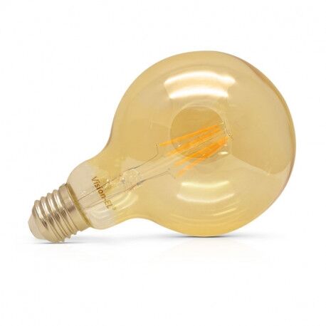 AMPOULE LED E27 GLOBE GOLDEN FILAMENT G95 8W 2700K 950LM - 7151