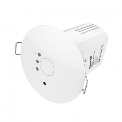DETECTEUR DE MOUVEMENT RF + CREPUSCULAIRE ENCASTR&Eacute; 360� 1200W 6 x 10m - 7549