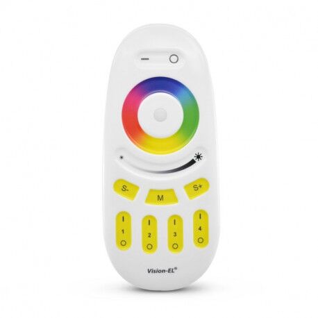 TELECOMMANDE RF 4 ZONES 20M POUR RUBANS LED RGB+W - MII7649