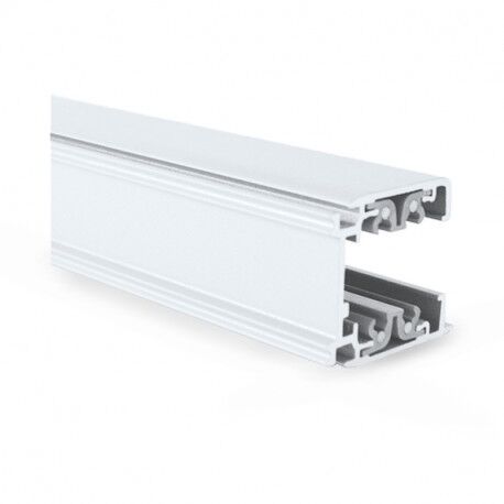 RAIL TRIPHAS&Eacute; POUR SPOTS LED 230V ALU BLANC 3M IP20 - 82023
