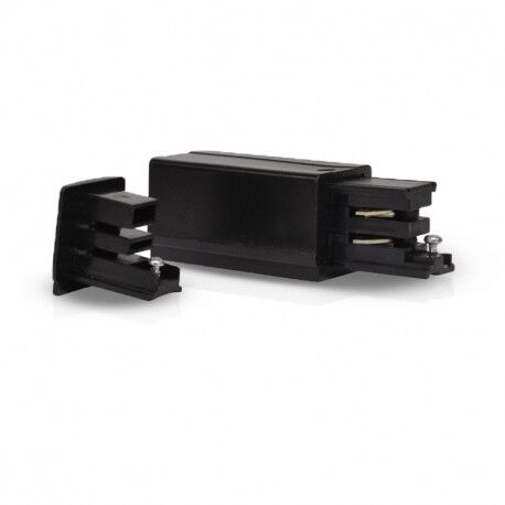 CONNECTEUR TRIPHAS&Eacute; ALIMENTATION ET FIN 220/240V - 16A MAX - GAUCHE NOIR - 8223
