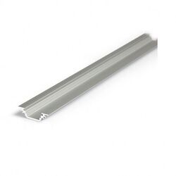 PROFILE ANGLE 45� ALUMINIUM ANODIS&Eacute; LONG 1M (25 x 10MM) (sans diffuseur) - 9802