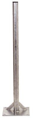 PIED DE TERRASSE �50MM HAUTEUR 1,2M RENFORC&Eacute; BASE 250x250mm - 705012