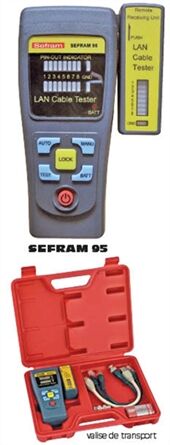 TESTEUR DE CABLAGE INFORMATIQUE SEFRAM 95