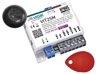 MICRO CENTRALE VIGIK AUTONOME + TETE DE LECTURE T25VK2 + CL&Eacute; MA&Icirc;TRE - VIT25M