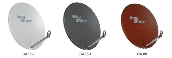 ANTENNE SATELLITE 73X81CM ALUMINIUM ROUGE TUILE 0141207R13 - OA38I