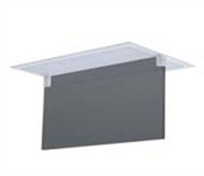 KIT PORTE ETIQUETTE ENCASTRE PLAFOND POUR BLOCS EVACUATION TOLEDO - ABX0091