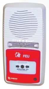 TABLEAU ALARME D'INCENDIE TYPE 4 A PILES - TA41400