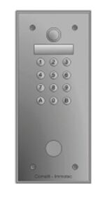 CLAVIER CODE 500 CODES INOX POSE SAILLIE - CLIS/500