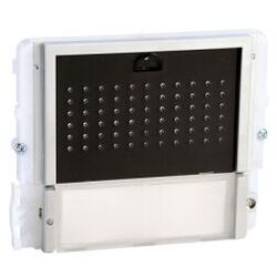 MODULE AUDIO 1 BOUTON D'APPEL IKALL FA&Ccedil;ADE NOIRE - 33401