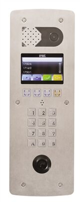 PLATINE A DEFILEMENT 2VOICE VIDEO INOX AFFICHEUR 4" TFT + CLAVIER CODE - D83/IG