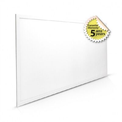 DALLE LED 1195 x 595 60W 4000K 6300LM IP44 IK06 Classe II UGR19 BLANC - 77607