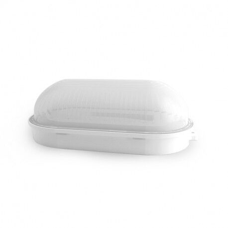 HUBLOT LED OVALE 12W 4000K 1050LM IP65 IK10 BLANC - 77910