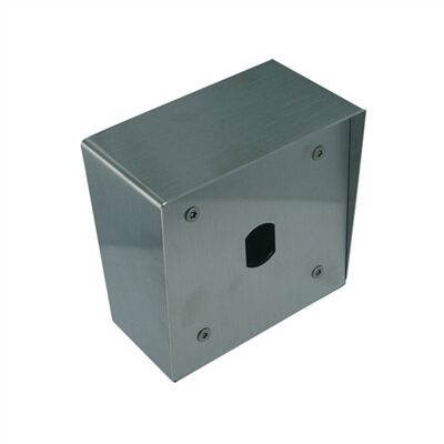 BOITIER SAILLIE INOX POUR VGLECT3 (VIGIK ou T25) VISIERE ANTI-PLU- BOIT/SAILLIE/