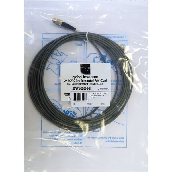 *FIBRE OPTIQUE 5M PRE-CONECTORISEEE FC/PC UTILISATION EN INTERIEUR - O-FIB005/C