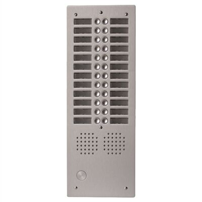 PLATINE AUDIO HAUT-RISQUE 2 RANGEE 24 BP - UHR2024