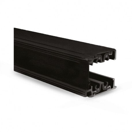 RAIL TRIPHAS&Eacute; POUR SPOTS LED 230V ALU NOIR 2M IP20 - 82032