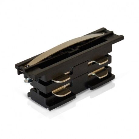 CONNECTEUR DE JONCTION POUR RAIL TRIPHASE 220/240V NOIR - GAUCHE / DROITE - 8213