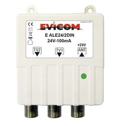 ALIMENTATION 24 VOLTS 100mA 2 SORTIES MONTAGE SUR RAIL DIN - EALE24/2DIN